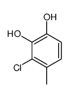 3-chloro-4-methylbenzene-1,2-diol结构式