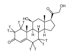 corticosterone, [1,2,6,7-3h] Structure