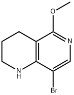 8-Bromo-5-methoxy-1,2,3,4-tetrahydro-1,6-naphthyridine Structure