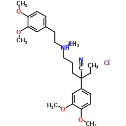 4-Cyano-4-(3,4-dimethoxyphenyl)-N-[2-(3,4-dimethoxyphenyl)ethyl]-N-methyl-1-hexanaminium chloride图片