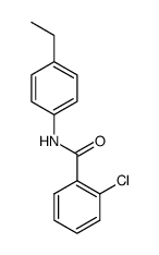 2-chloro-N-(4-ethylphenyl)benzamide结构式