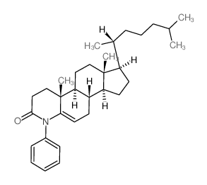 (1R,3aS,3bS,9aR,9bS,11aR)-9a,11a-dimethyl-1-[(2R)-6-methylheptan-2-yl]-6-phenyl-2,3,3a,3b,4,8,9,9b,10,11-decahydro-1H-indeno[5,4-f]quinolin-7-one Structure