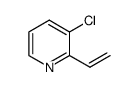 Pyridine, 3-chloro-2-ethenyl- (9CI)结构式