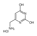 2,4(1H,3H)-Pyrimidinedione, 6-(aminomethyl)-, hydrochloride picture