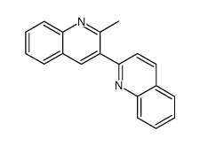 2'-methyl-2,3'-biquinoline结构式