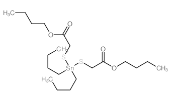 8-Oxa-3,5-dithia-4-stannadodecanoicacid, 4,4-dibutyl-7-oxo-, butyl ester structure