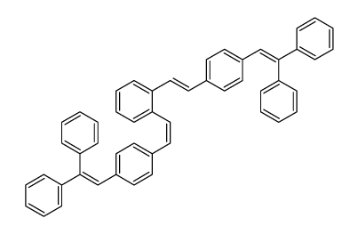 1,2-bis[2-[4-(2,2-diphenylethenyl)phenyl]ethenyl]benzene Structure