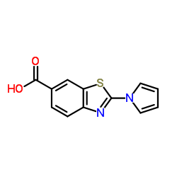 2-(1H-Pyrrol-1-yl)-1,3-benzothiazole-6-carboxylic acid图片