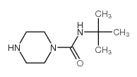 1-Piperazinecarboxamide,N-(1,1-dimethylethyl)-(9CI)结构式