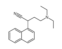 α-[2-(Diethylamino)ethyl]-1-naphthaleneacetonitrile structure