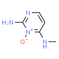 2,4-Pyrimidinediamine, N4-methyl-, 3-oxide (9CI)结构式