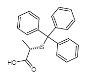 (2S)-S-tritylthiolactic acid结构式