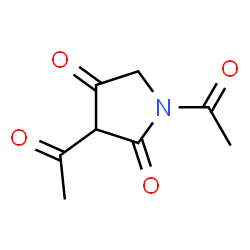 2,4-Pyrrolidinedione,1,3-diacetyl- structure