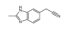 5-Benzimidazoleacetonitrile,2-methyl-(8CI)结构式