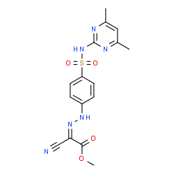 methyl cyano[(4-{[(4,6-dimethyl-2-pyrimidinyl)amino]sulfonyl}phenyl)hydrazono]acetate picture