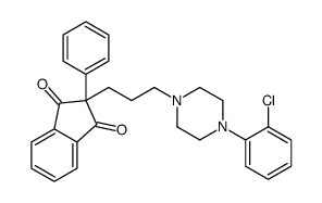 2-[3-[4-(o-Chlorophenyl)-1-piperazinyl]propyl]-2-phenyl-1,3-indanedione picture