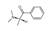 (S)-2-dimethylamino-1-phenyl-propan-1-one结构式