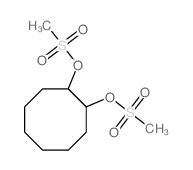 1,2-bis(methylsulfonyloxy)cyclooctane structure