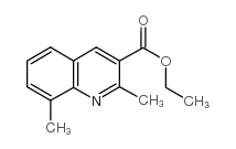 2,8-二甲基喹啉-3-羧酸乙酯结构式