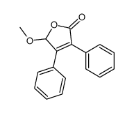 2-methoxy-3,4-diphenyl-2H-furan-5-one结构式