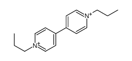 1-propyl-4-(1-propylpyridin-1-ium-4-yl)pyridin-1-ium Structure