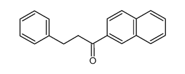 1-(naphthalen-2-yl)-3-phenylpropan-1-one Structure