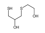 1-(2-hydroxyethylsulfanyl)-3-sulfanylpropan-2-ol结构式