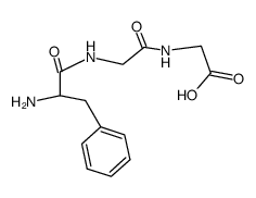 N-(N-DL-Phenylalanylglycyl)glycine结构式