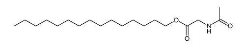 N-acetyl-glycine pentadecyl ester Structure