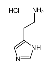 1H-Imidazole-4-ethanamine, monohydrochloride结构式