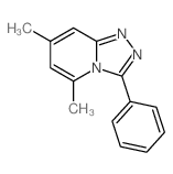 2,4-dimethyl-9-phenyl-1,7,8-triazabicyclo[4.3.0]nona-2,4,6,8-tetraene结构式