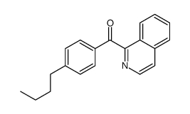 (4-butylphenyl)-isoquinolin-1-ylmethanone结构式