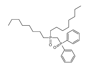 [dioctylphosphorylmethyl(phenyl)phosphoryl]benzene Structure