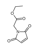 ethyl 2-(2,5-dioxopyrrol-1-yl)acetate结构式