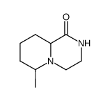 6-METHYLOCTAHYDRO-1H-PYRIDO[1,2-A]PYRAZIN-1-ONE结构式