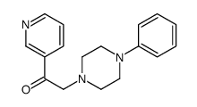 2-(4-phenylpiperazin-1-yl)-1-pyridin-3-ylethanone Structure