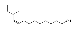 (Z)-11-methyl-9-tridecen-1-ol结构式