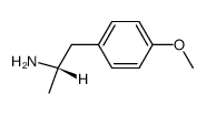 (S)-2-(4-Methoxyphenyl)-1-Methylethanamine结构式