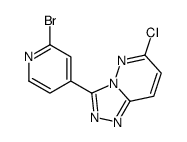 3-(2-bromopyridin-4-yl)-6-chloro-[1,2,4]triazolo[4,3-b]pyridazine Structure