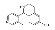 6-Isoquinolinol,1,2,3,4-tetrahydro-1-(3-methyl-4-pyridinyl)-(9CI)结构式