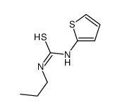 1-propyl-3-thiophen-2-ylthiourea结构式