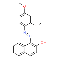 1-[(2,4-dimethoxyphenyl)azo]-2-naphthol structure