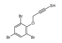 3-(2,4,6-tribromophenoxy)prop-1-yne-1-thiol Structure