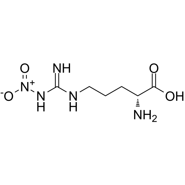 H-D-Arg(NO2)-OH Structure