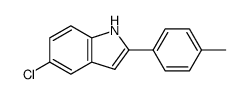 5-CHLORO-2-P-TOLYL-1H-INDOLE structure