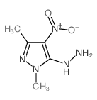 5-HYDRAZINO-1,3-DIMETHYL-4-NITRO-1H-PYRAZOLE Structure