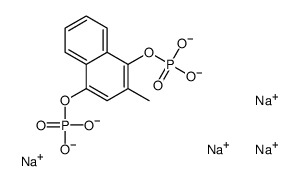 MENADIOLSODIUMPHOSPHATEHEXAHYDRATE Structure