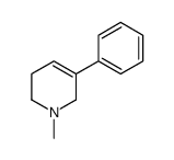 1-methyl-5-phenyl-3,6-dihydro-2H-pyridine结构式