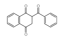 1,4-Naphthalenedione,2-benzoyl-2,3-dihydro- structure