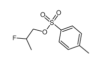 2-fluoro-1-(toluene-4-sulfonyloxy)-propane结构式